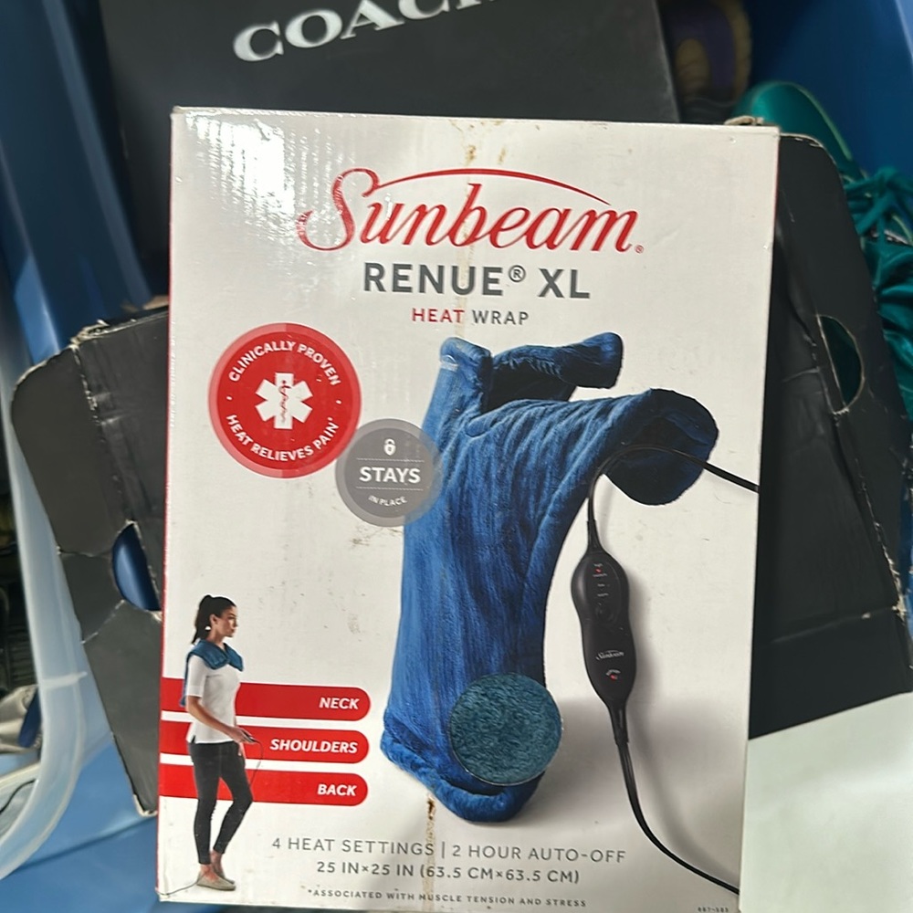 Heated blanket brand new